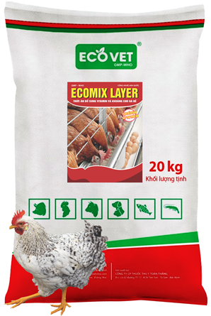 Ecomix Layer - Vitamin and mineral supplements for laying hens